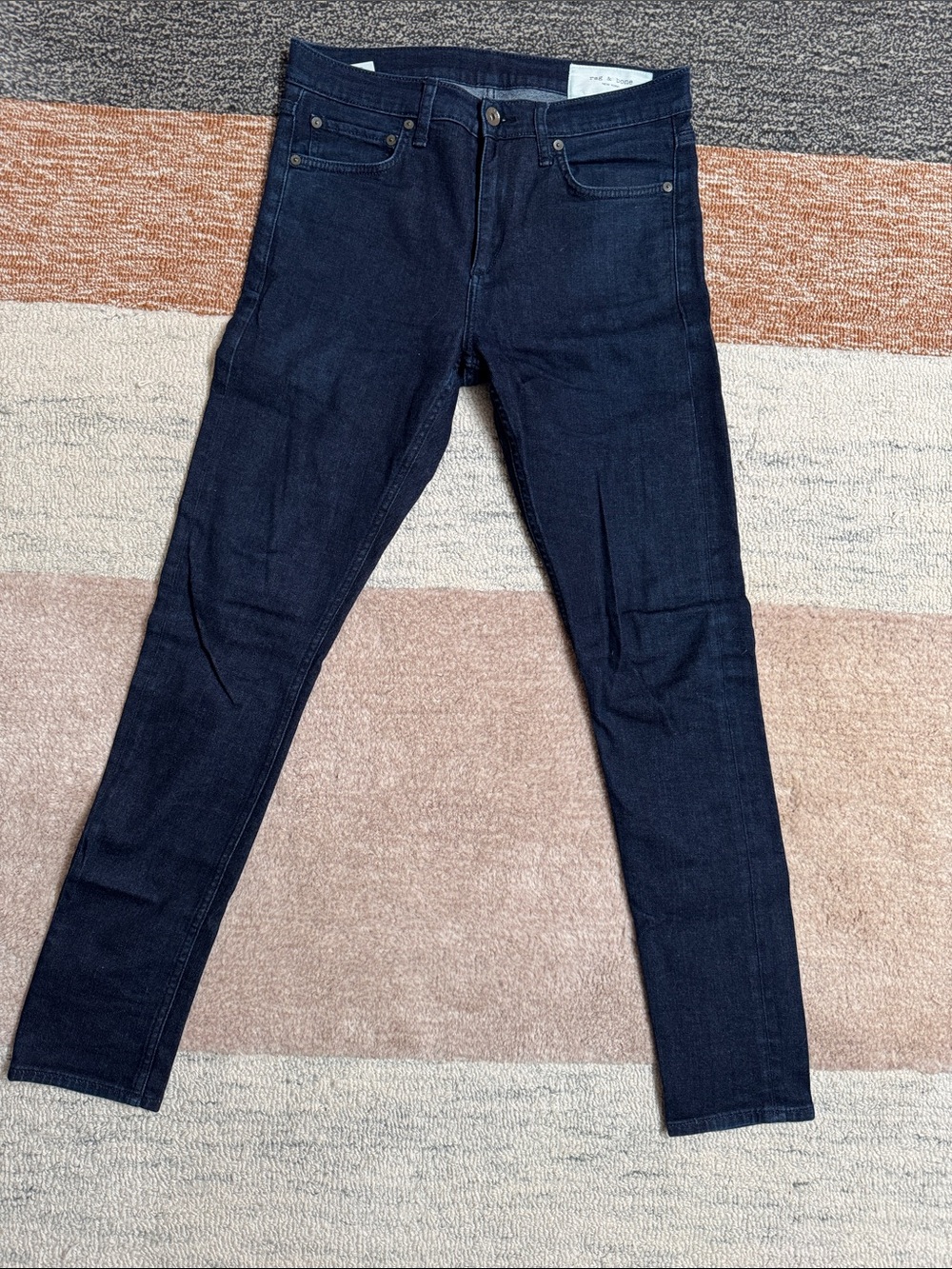 Men's Dark Blue Slim Jeans